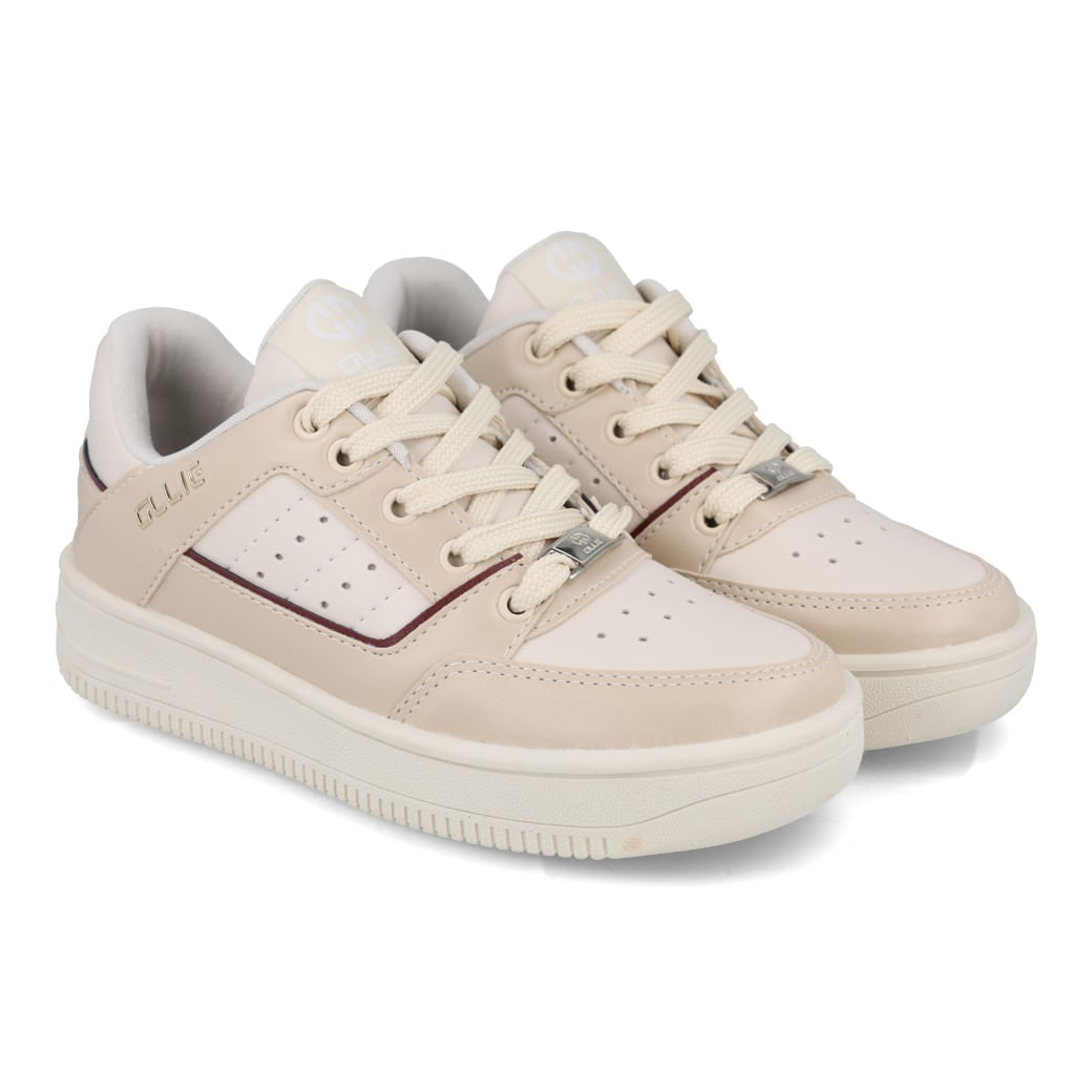 Ollie Tenis BLISS-458 Bege Marsala Sint_7__